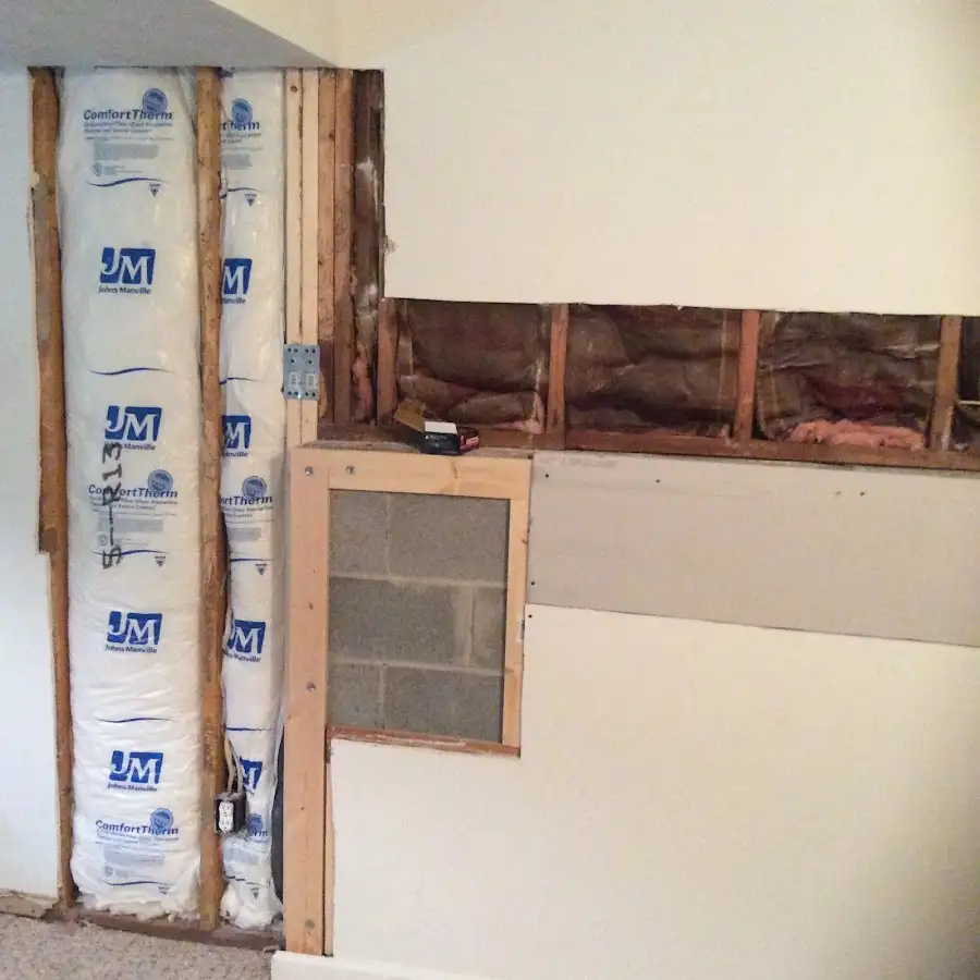 Wall insulation replacement during Contents Cleaning & Restoration in Barstow